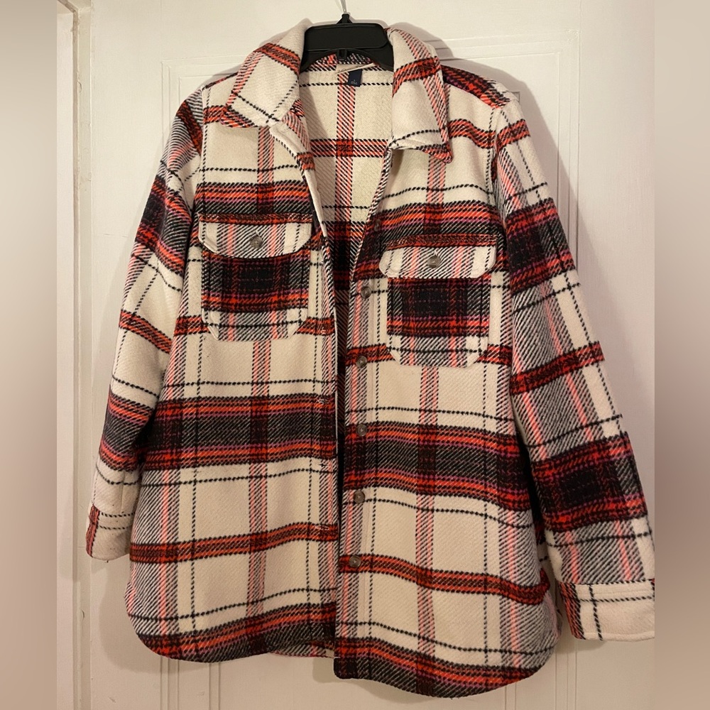Plaid shacket